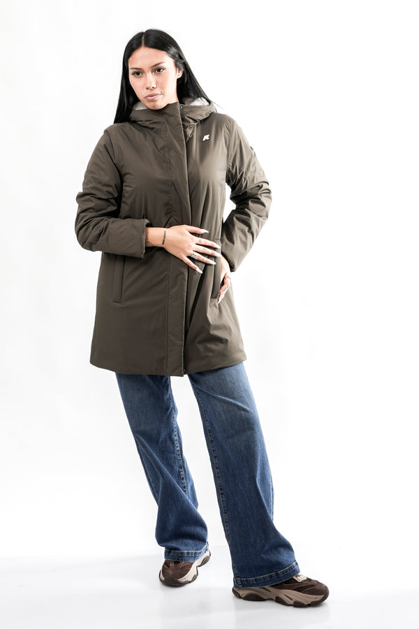 Giubbino Donna SOPHIE TWILL SOFT BEAVER K8144CW DDP K-way 