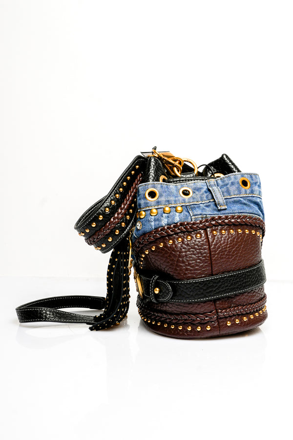 Borsa Donna BAGGHY 602 DARK BROWN La Carrie 