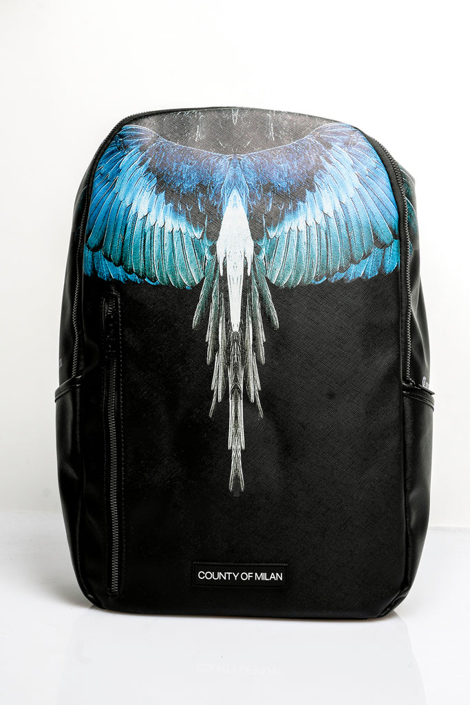 Zaino Unisex 1075 NERA Marcelo Burlon County of Milan 