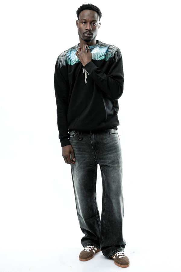 Felpa Uomo F6CMMASW055 110 Marcelo Burlon County of Milan 