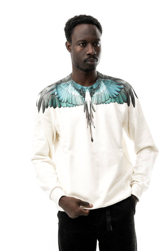 Felpa Uomo F6CMMASW055 412 Marcelo Burlon County of Milan 