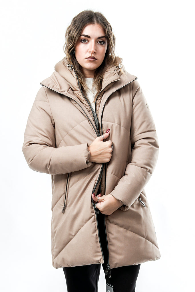 Giubbino Donna W428 SCARLETT BEIGE More 