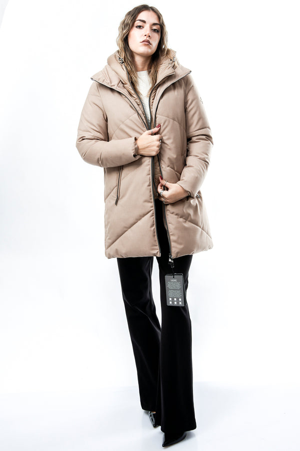 Giubbino Donna W428 SCARLETT BEIGE More 