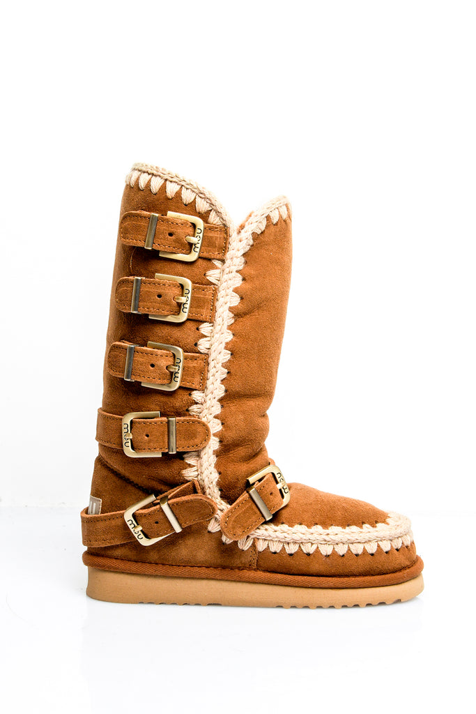 Stivali Donna ESKIMO 40 BUCKLE STRAPS COG Mou 