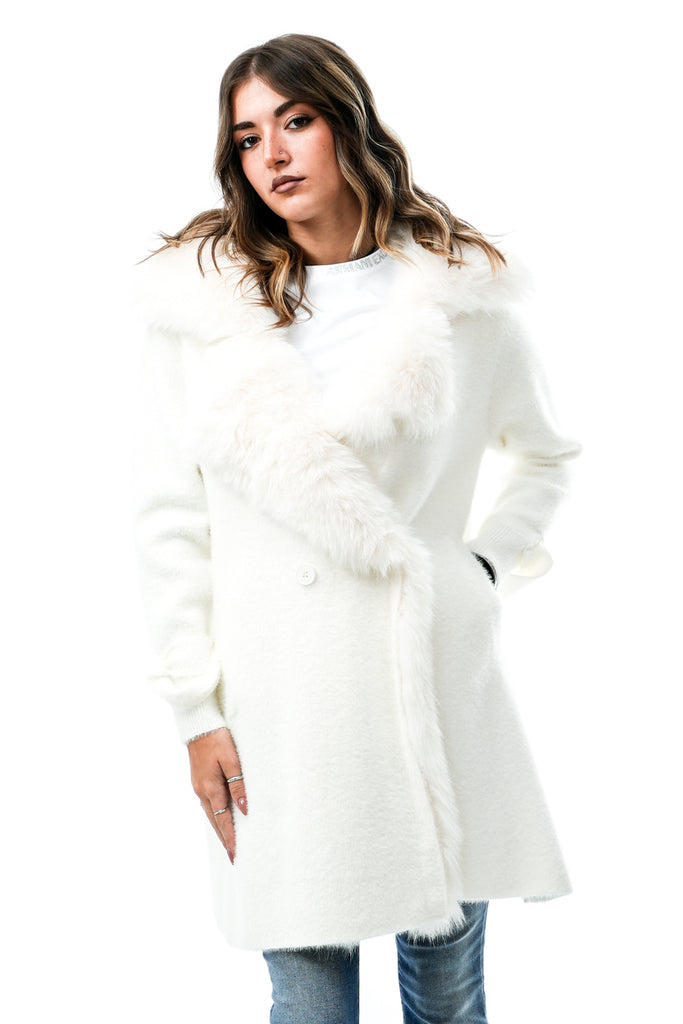 Cappotto Donna NS112 LATTE No Secrets 
