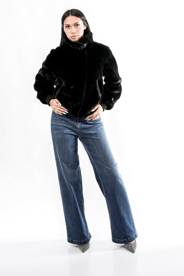 Giubbino Donna Rino & pelle AMBRA.7002611 BLACK AMBRA.7002611 BLACK Rino & pelle 