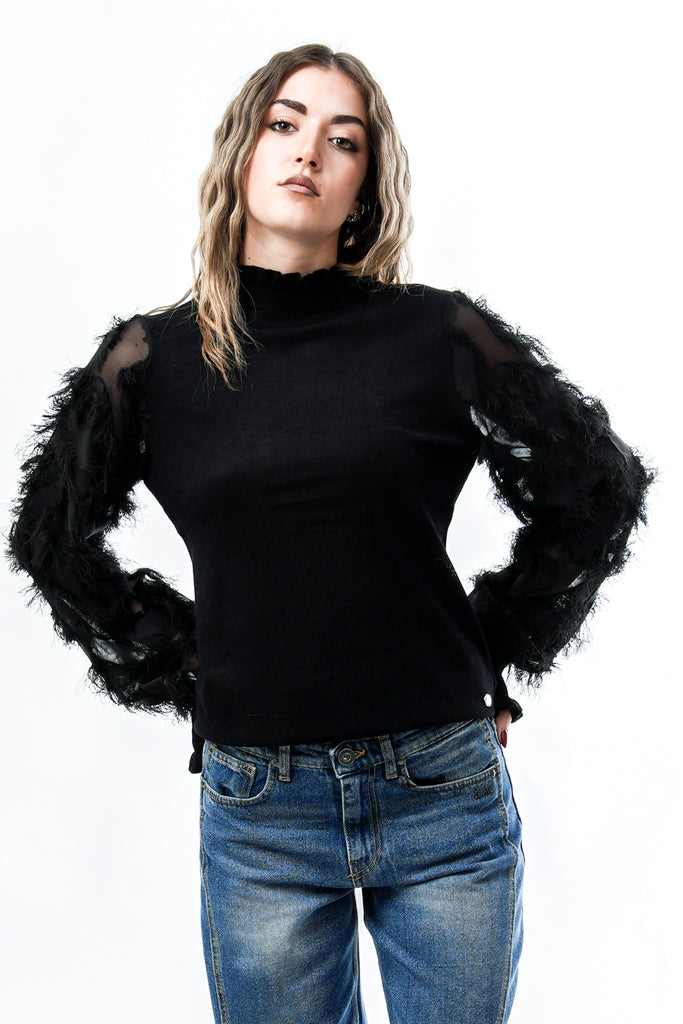 Maglia Donna JANIQUE.5002612 BLACK Rino & pelle 