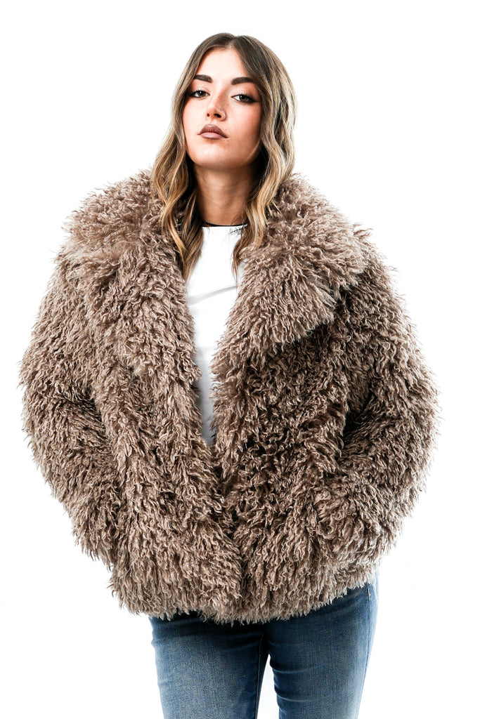 Giubbino Donna LIAS.7002611 MOCHA LATTE Rino & pelle 