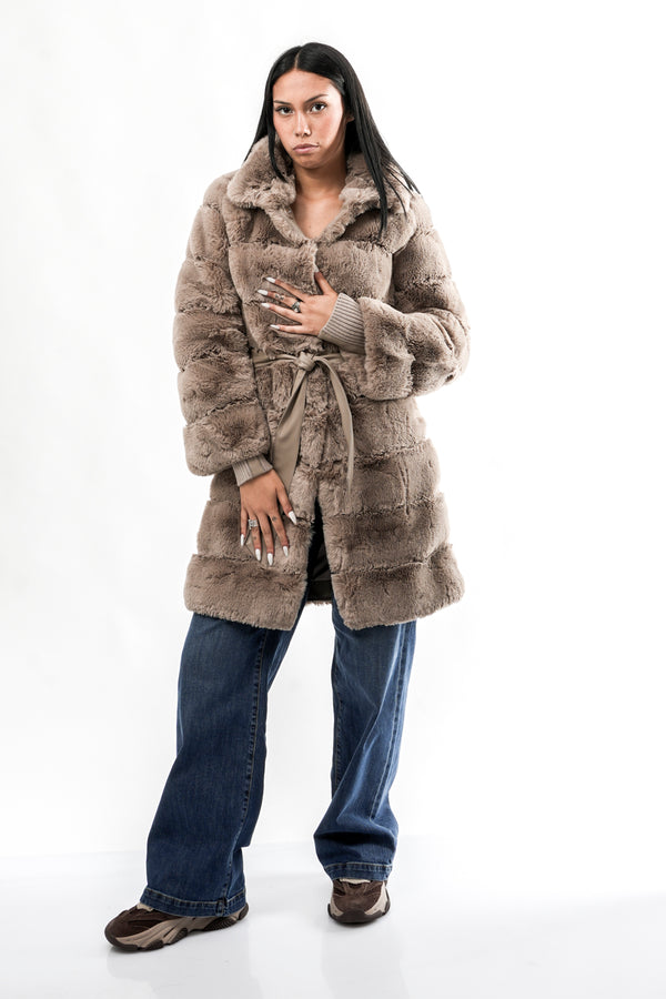 Pelliccia Donna Rino & pelle ZANE.7002612 MOCHA LATTE ZANE.7002612 MOCHA LATTE Rino & pelle 