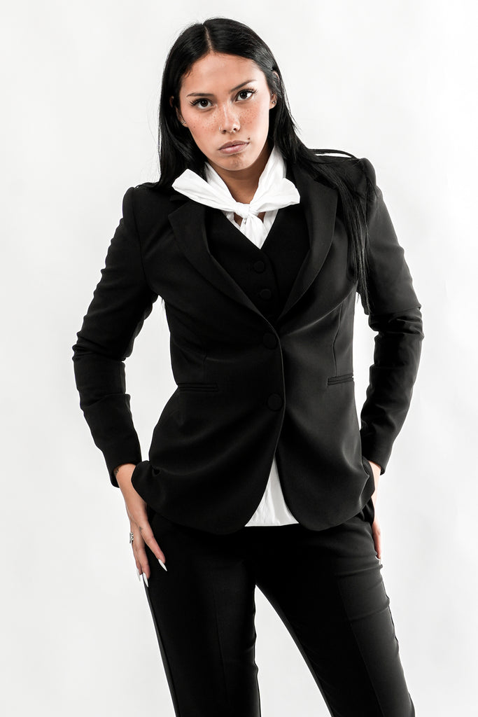 Giacca Donna BASILE NERO Sandro Ferrone 