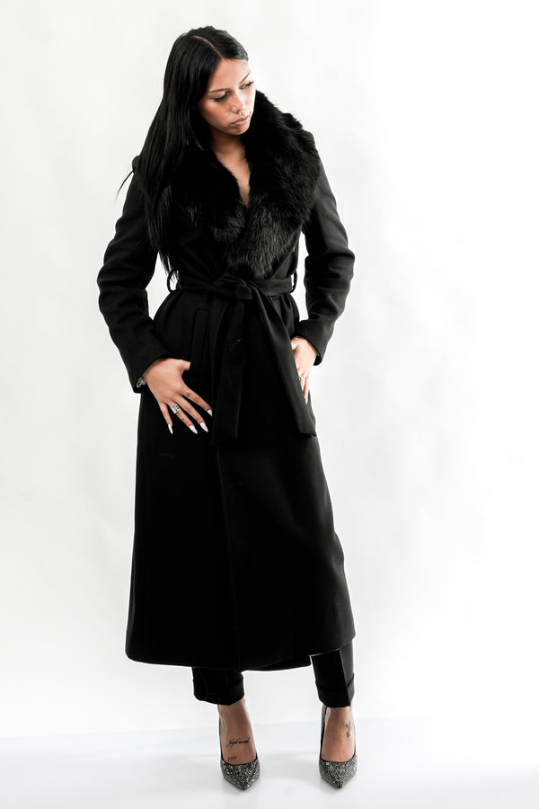 Cappotto Donna CIZIO NERO Sandro Ferrone 