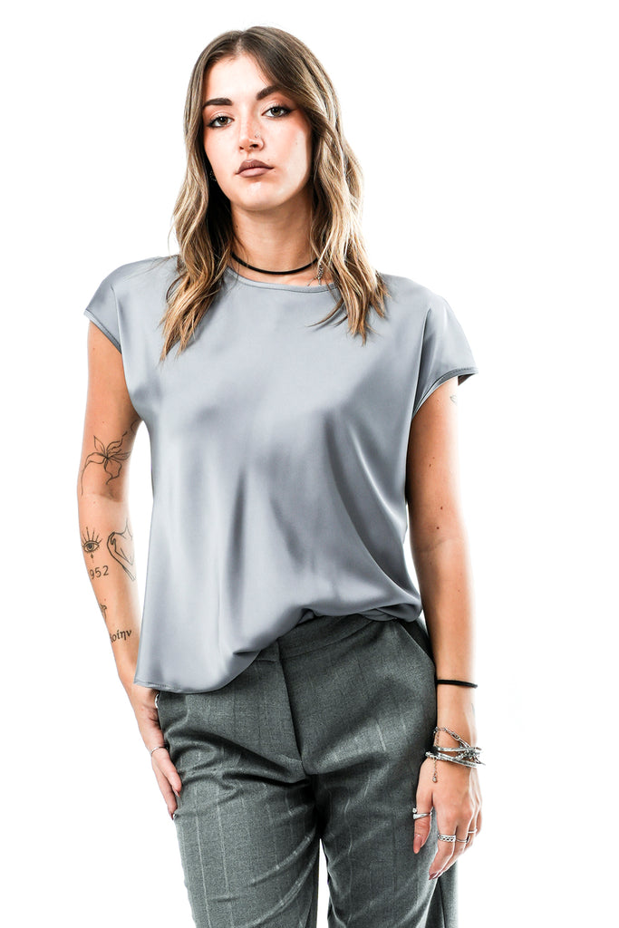 T-shirt Donna LEA GRIGIO Sandro Ferrone 