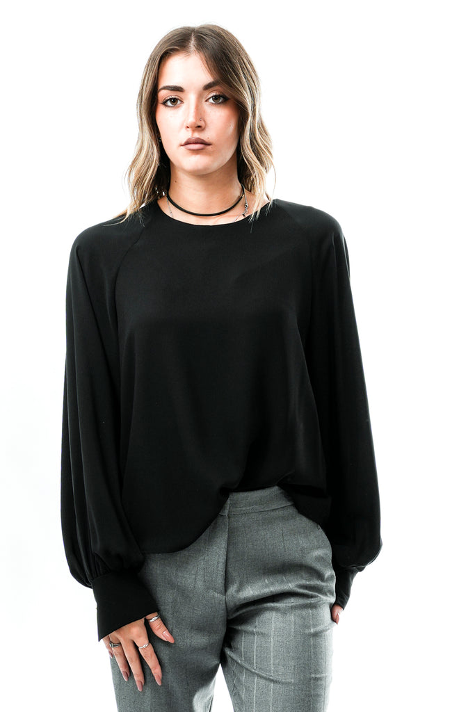 Camicia Donna MERIL NERO Sandro Ferrone 