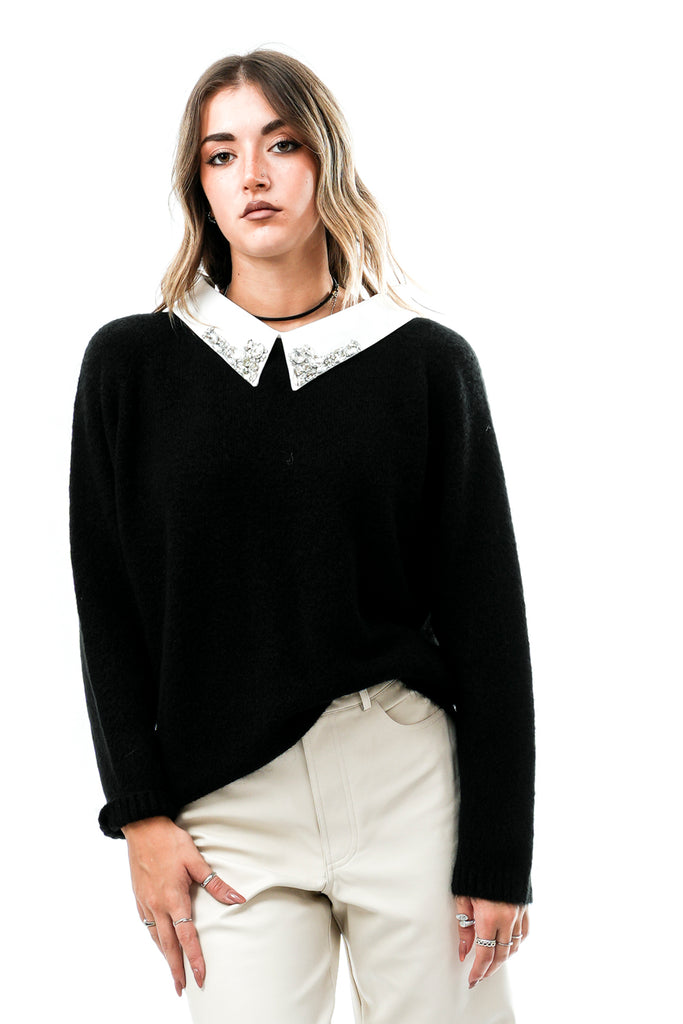 Maglia Donna NOEMI NERO Sandro Ferrone 