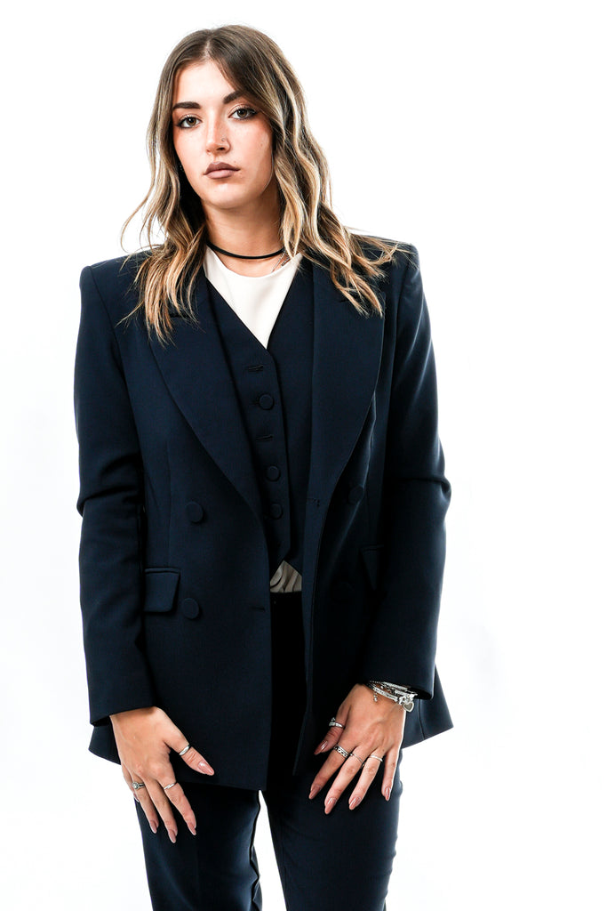 Giacca Donna RARA BLUE Sandro Ferrone 