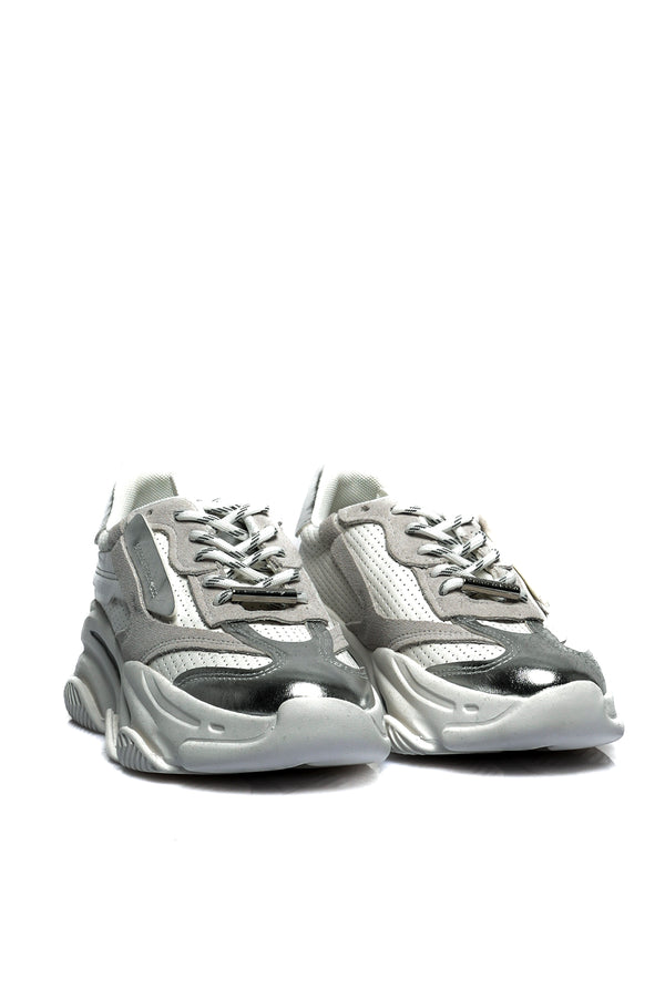 Scarpe Donna Steve Madden POSSES-PERF WHITE/SILVER POSSES-PERF WHITE/SILVER Steve Madden 