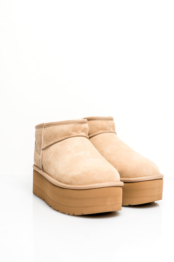 Stivali Donna Ugg W CLASSIC ULTRA MINI 1116109 SAND W CLASSIC ULTRA MINI 1116109 SAND Ugg 