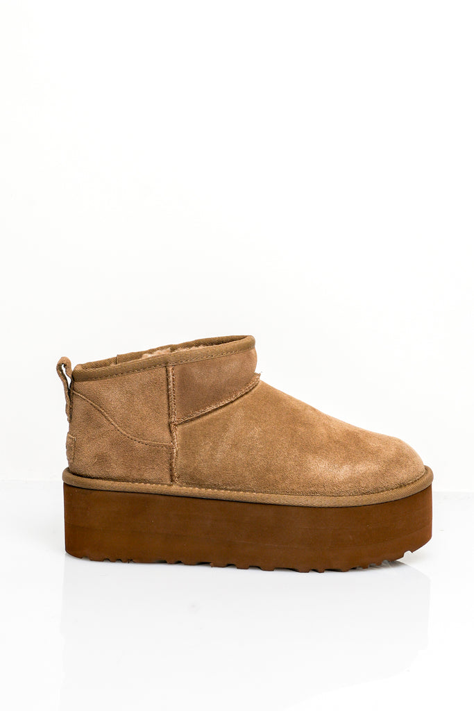 Stivali Donna W CLASSIC ULTRA MINI PLATFORM 1135092 LIGHT BRONZE Ugg 