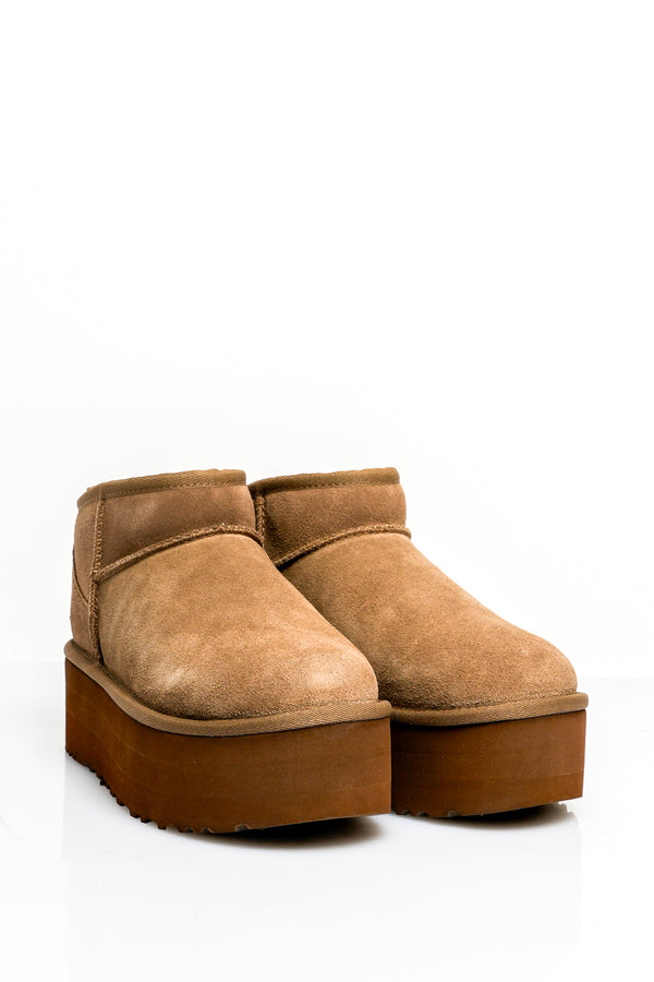 Stivali Donna W CLASSIC ULTRA MINI PLATFORM 1135092 LIGHT BRONZE Ugg 