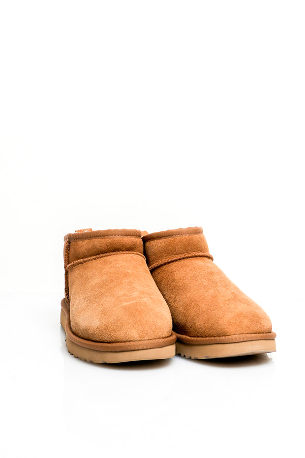 Stivali Donna Ugg W ULTRA MINI BAILEY BOW 1185491 CHESTNUT W ULTRA MINI BAILEY BOW 1185491 CHESTNUT Ugg 