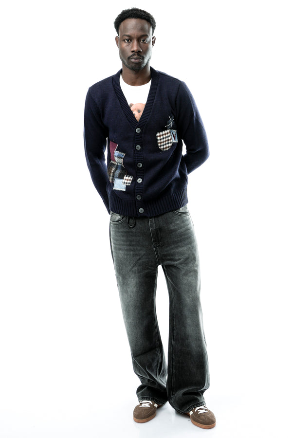 Cardigan Uomo V2 CARMLTPTC BL CARMLTPTC BL V2 