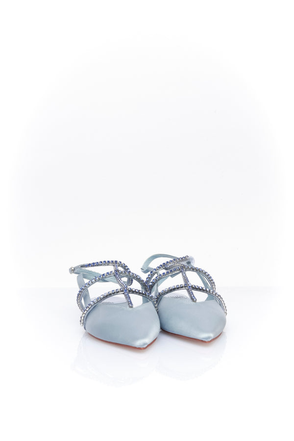 Scarpe Donna Jeffrey Campbell PRISTINA BLUE SATIN COMBO PRISTINABLUE SATIN COMBO Jeffrey Campbell