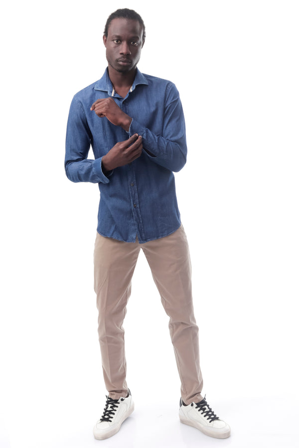 Camicia Uomo Alessandro Lamura WINE BLU WINEBLU Alessandro Lamura
