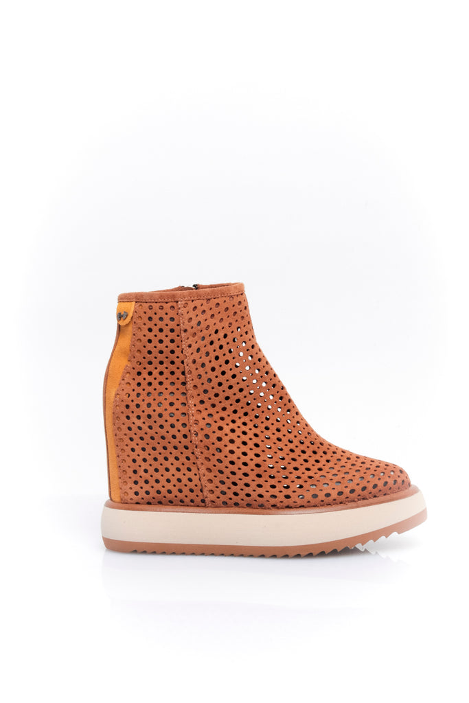 Stivali Donna Belle vie VIA ANCORE VELOUR FORATO COGNAC VIA ANCOREVELOUR FORATO COGNAC Belle vie
