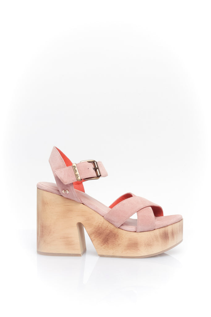 Sandali Donna Belle vie VIA VOLTONE VELOUR ROSA VIA VOLTONEVELOUR ROSA Belle vie