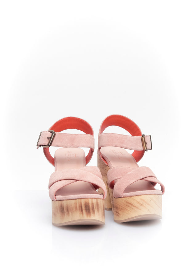 Sandali Donna Belle vie VIA VOLTONE VELOUR ROSA VIA VOLTONEVELOUR ROSA Belle vie