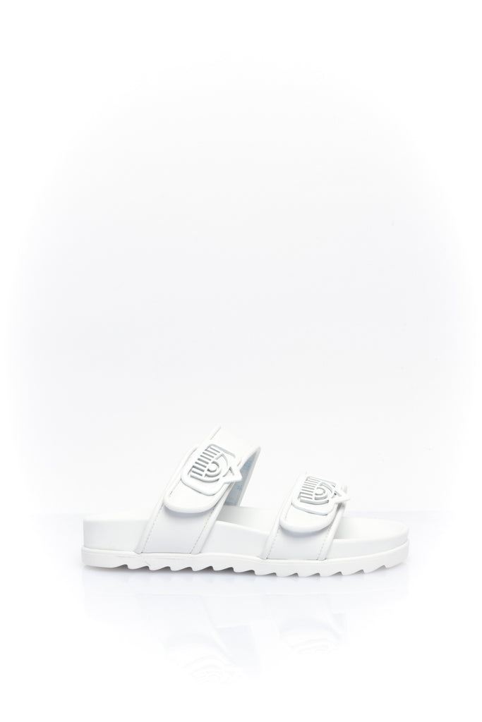 Ciabatta Donna Chiara Ferragni DOUBLE STRAP SANDAL CF2946-009 - TFNY Boutique