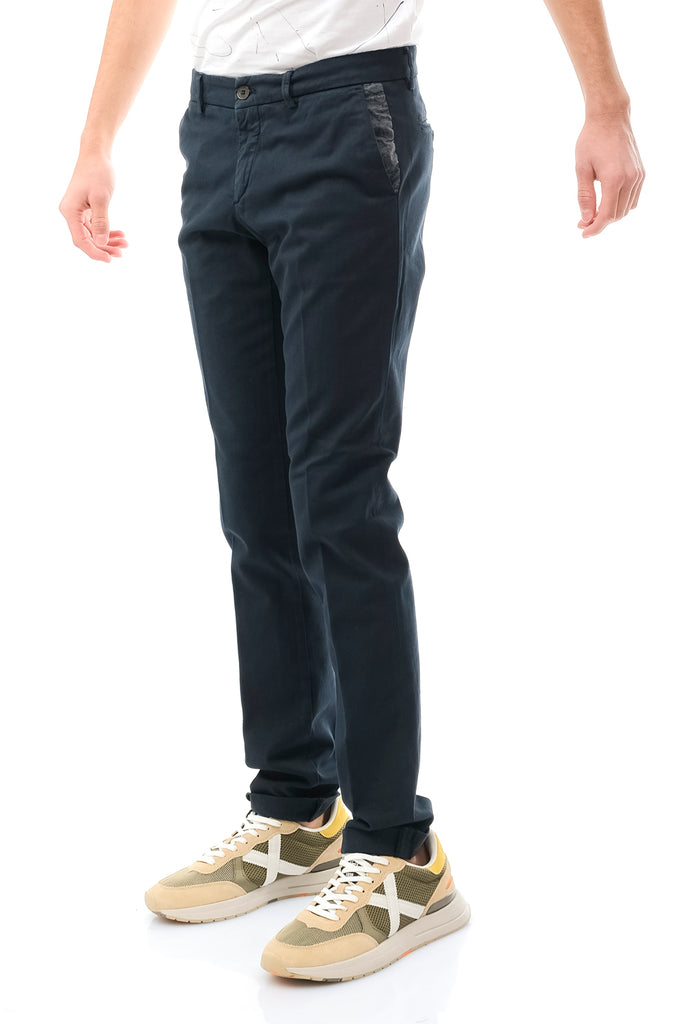 Pantalone Uomo Maison clochard MALLARD MP007001MC005 NIGHT BLUE 8002 MALLARD MP007001MC005NIGHT BLUE 8002 Maison clochard