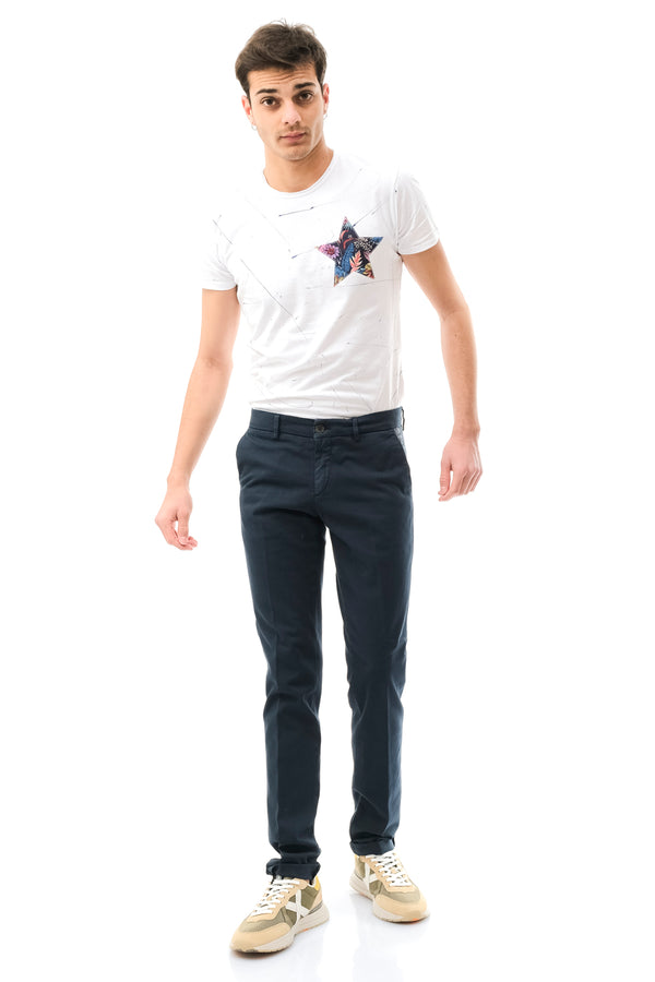 Pantalone Uomo Maison clochard MALLARD MP007001MC005 NIGHT BLUE 8002 MALLARD MP007001MC005NIGHT BLUE 8002 Maison clochard