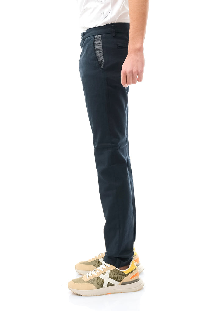 Pantalone Uomo Maison clochard MALLARD MP007001MC005 NIGHT BLUE 8002 MALLARD MP007001MC005NIGHT BLUE 8002 Maison clochard
