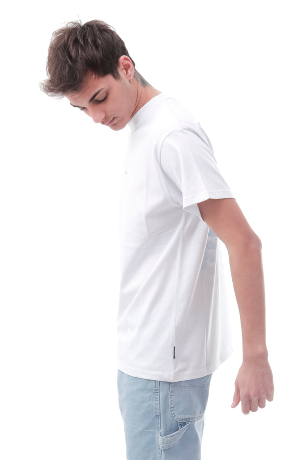 T-shirt Uomo Propaganda 23SSPRTS695 RIBS BIANCO 23SSPRTS695RIBS BIANCO Propaganda