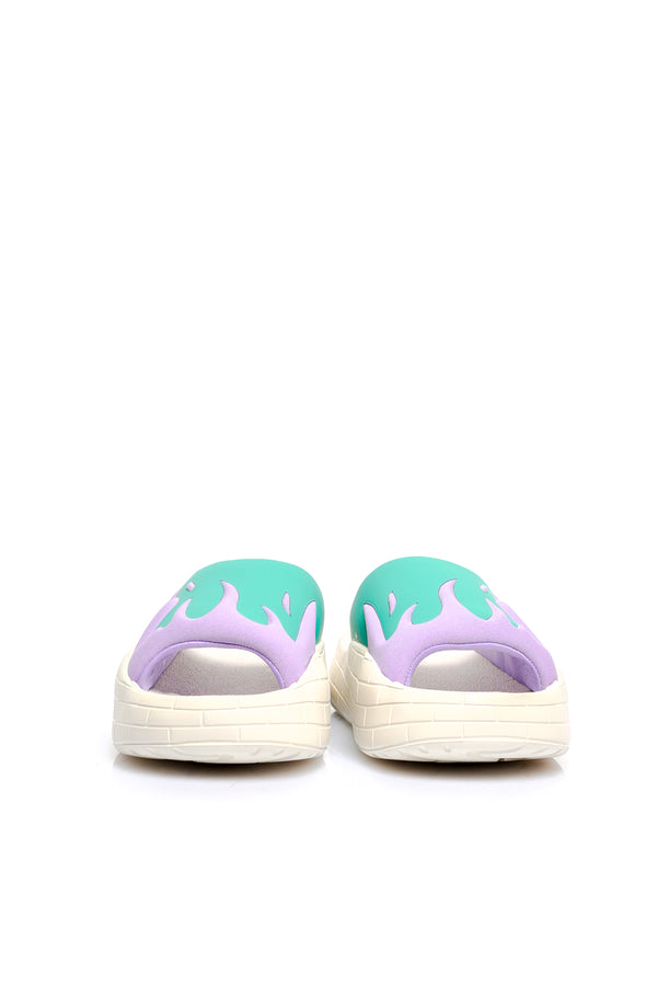Ciabatta Unisex Acupuncture NYU SLIDE GREEN/PURPLE NYU SLIDEGREEN/PURPLE Acupuncture