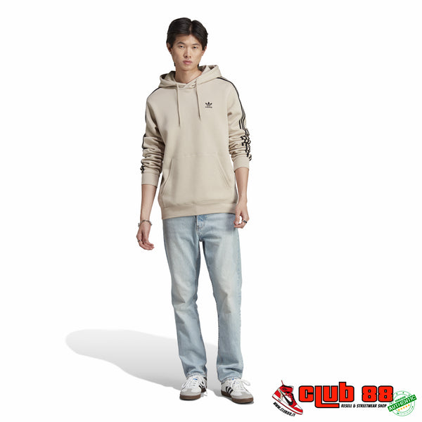 Felpa Uomo Adidas 3-STRIPES HOODY IL2490 3-STRIPES HOODY IL2490 Adidas 