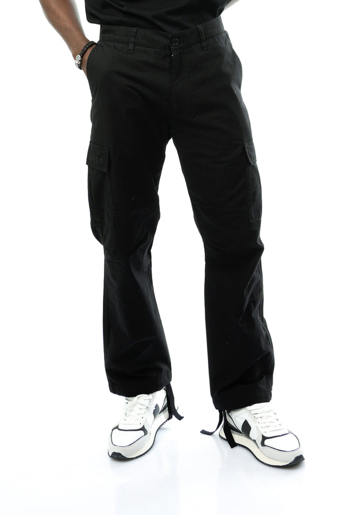 Pantalone Uomo Iuter CARGO RIPSTOP PANTS BLACK