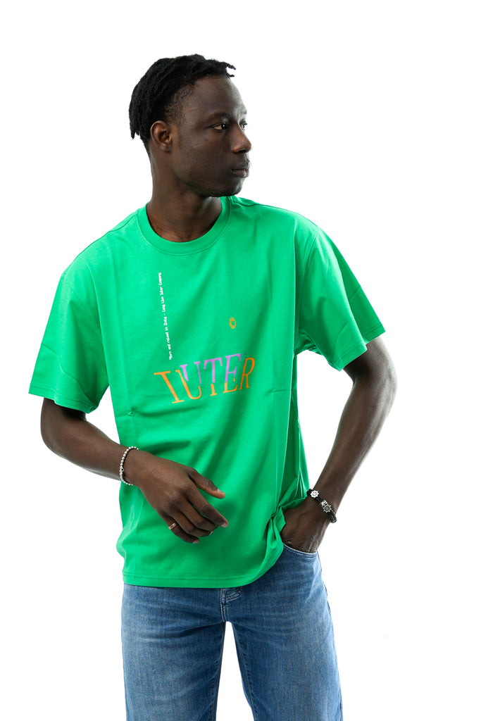 T-shirt Uomo Iuter HAND TEE GREEN