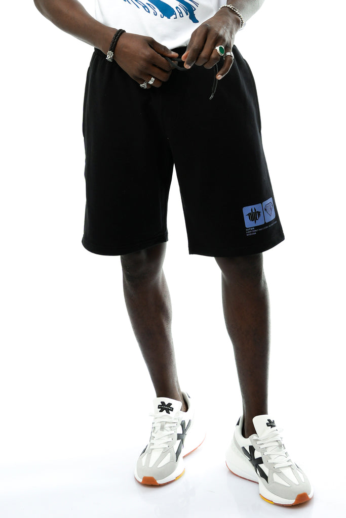 Bermuda Uomo Iuter TAB SWEATSHORTS BLACK