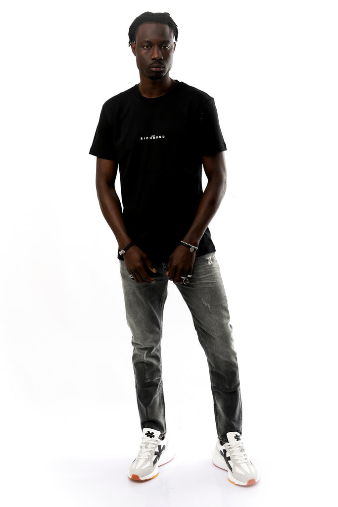 T-shirt Uomo John Richmond RMA23093TS BLACK RMA23093TSBLACK John Richmond