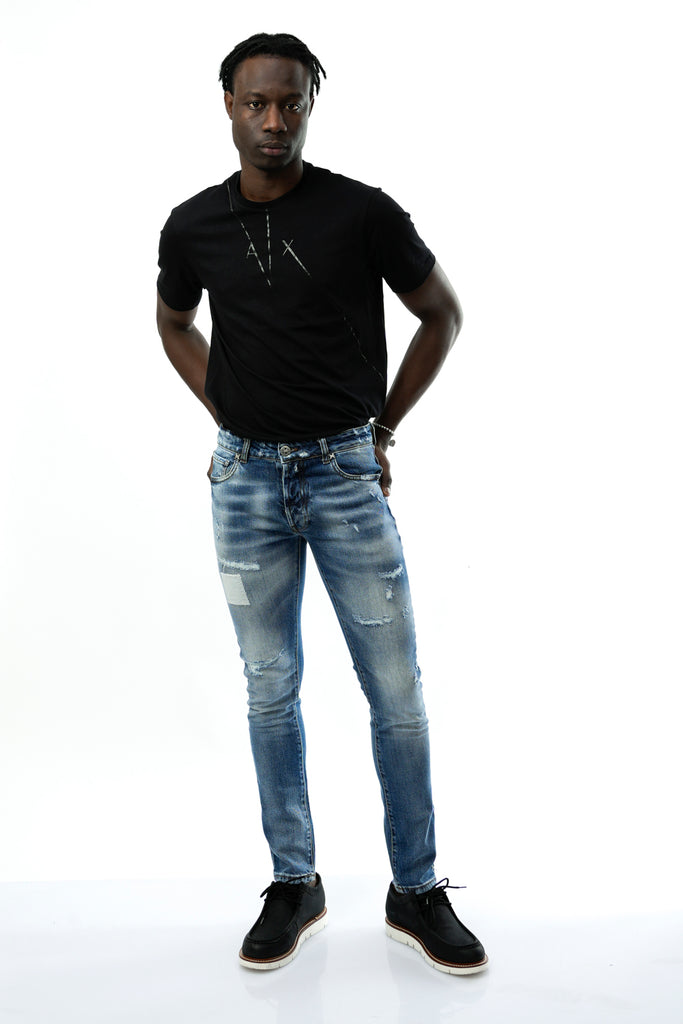 Jeans Uomo John Richmond UMP24239JEPG DENIM BLUE LIGHT UMP24239JEPG DENIM BLUE LIGHT John Richmond 