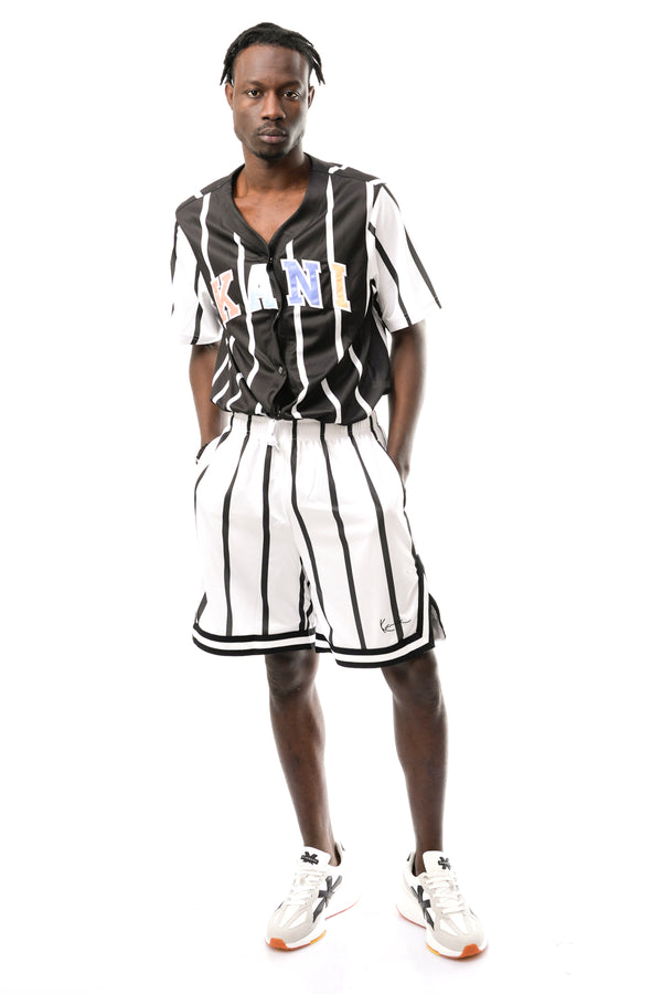 Bermuda Unisex Karl Kani SMALL SIGNATURE STRIPED MESH 6013723 SMALL SIGNATURE STRIPED MESH 6013723 Karl Kani 