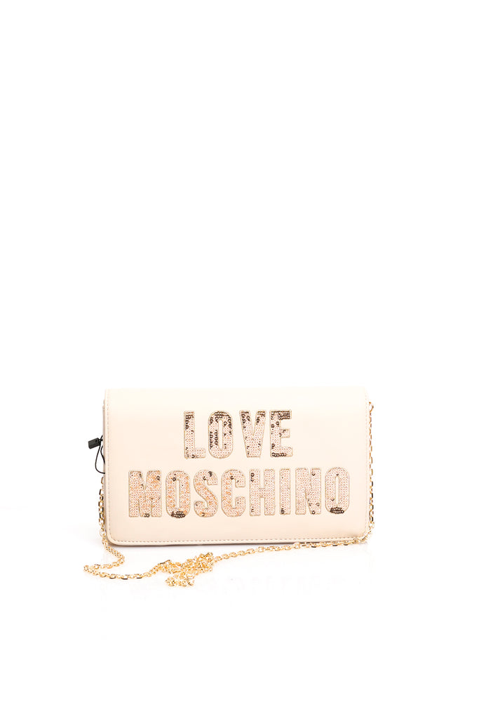 Borsa Donna Love Moschino JC4293 AVORIO PAILETTES ORO