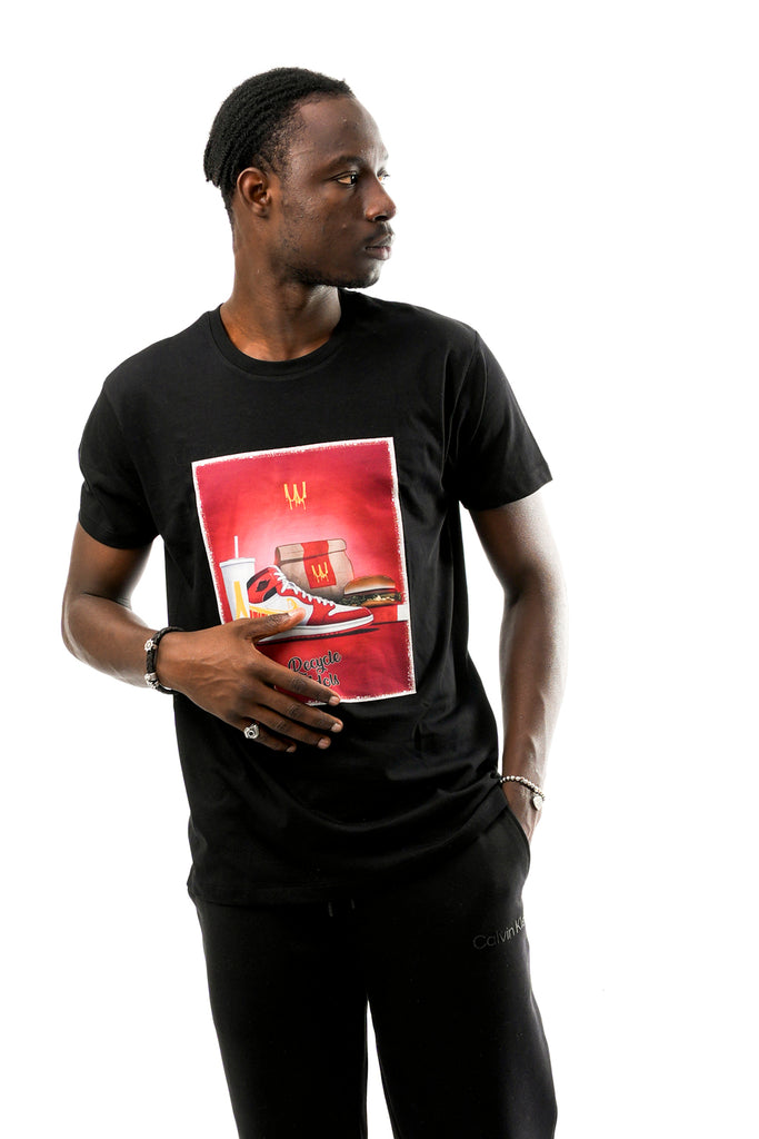 T-shirt Unisex Recycle idols TU BK 3044  TU BK3044 Recycle idols