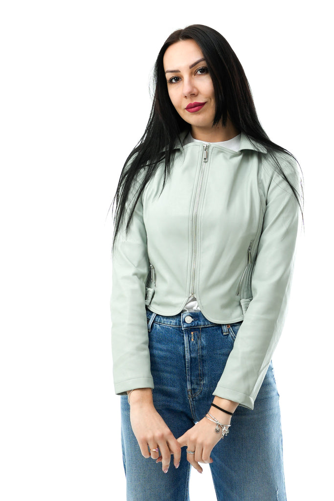 Giubbino Donna Rino & pelle BANAZ CHALK BLUE BANAZCHALK BLUE Rino & pelle