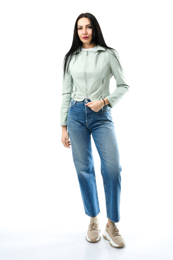 Giubbino Donna Rino & pelle BANAZ CHALK BLUE BANAZCHALK BLUE Rino & pelle