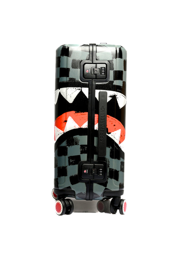 Trolley viaggio Unisex Sprayground SHARKS IN PARIS PAINT GRAY CARRY ON LUGG 910CL208NSZ SHARKS IN PARIS PAINT GRAY CARRY ON LUGG 910CL208NSZ Sprayground 
