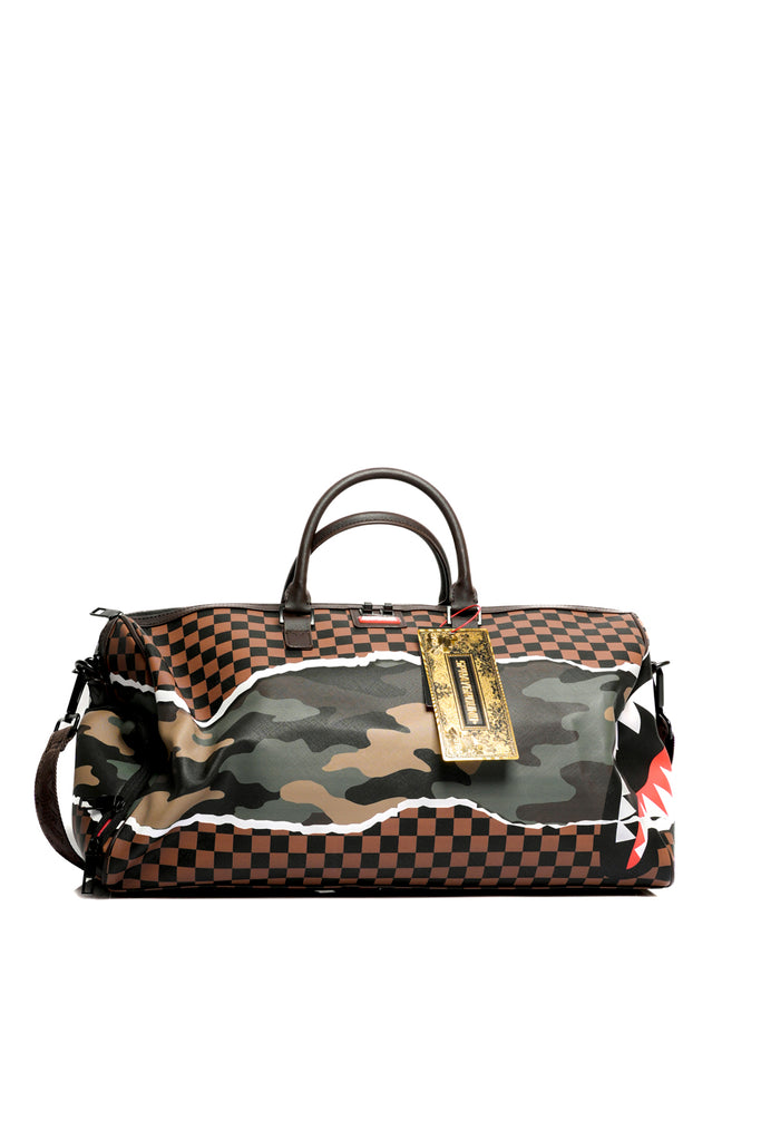 Sprayground TEAR IT UP CAMO DUFFLE910D6040NSZ