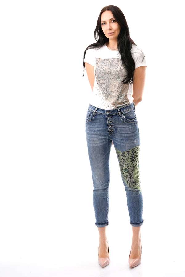 T-shirt Donna Stefano Ghilardi T-SHIRT TIGRE BIANCA ORO T-SHIRT TIGRE BIANCA ORO Stefano Ghilardi 